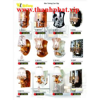 Đèn Tường Led Cao Cấp V 8911-8912-8913-8914-8915