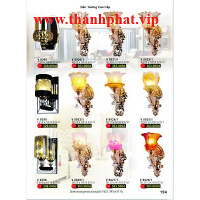 Đèn Tường Led Cao Cấp V 8920-8921-8922-8923-8924-8925