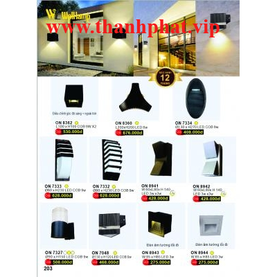 Đèn Tường Led Cao Cấp ON 7332-7333-7334-8941-8942