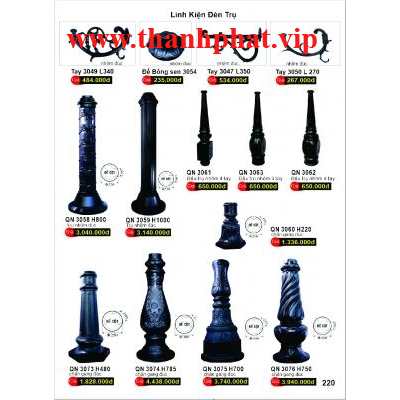 Linh Kiện Trụ Đèn