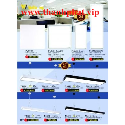 Đèn Led Panel Thả Trần Cao Cấp